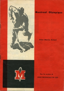 Montreal Olympics 1962-63 game program