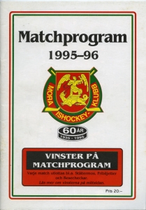 Mora IK 1995-96 game program