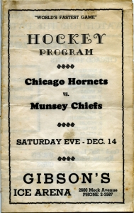Munsey Chiefs 1940-41 game program