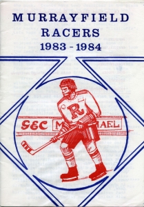 Murrayfield Racers 1983-84 game program