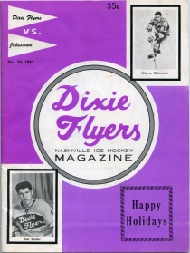 Nashville Dixie Flyers 1965-66 game program