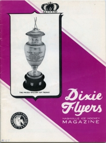 Nashville Dixie Flyers 1966-67 game program