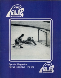 New Brunswick Hawks 1979-80 game program