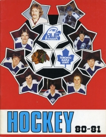 New Brunswick Hawks 1980-81 game program