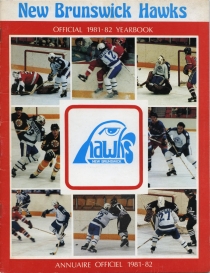 New Brunswick Hawks 1981-82 game program