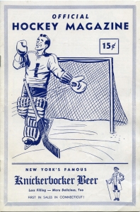 New Haven Blades 1955-56 game program