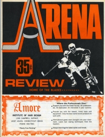 New Haven Blades 1971-72 game program