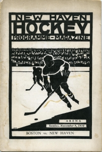 New Haven Eagles 1930-31 game program