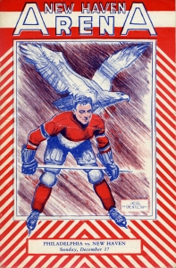 New Haven Eagles 1933-34 game program