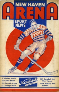 New Haven Eagles 1936-37 game program