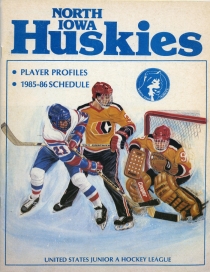 North Iowa Huskies 1985-86 game program