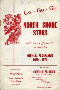 North Shore Stars 1969-70 game program