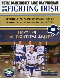 Notre Dame 2012-13 game program