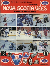 Nova Scotia Voyageurs 1980-81 game program