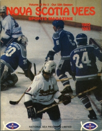 Nova Scotia Voyageurs 1982-83 game program