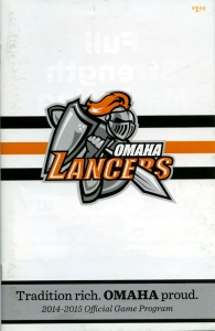 Omaha Lancers 2014-15 game program