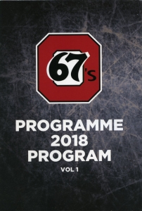 Ottawa 67's 2018-19 game program