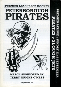 Peterborough Pirates 1996-97 game program