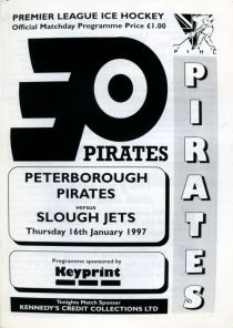 Peterborough Pirates 1996-97 game program