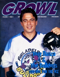 Philadelphia Bulldogs 1995-96 game program