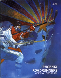 Phoenix Roadrunners 1989-90 game program