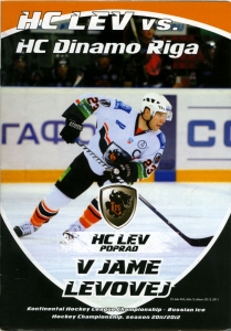 Poprad Lev 2011-12 game program
