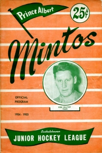 Prince Albert Mintos 1954-55 game program