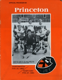 Princeton University 1982-83 game program