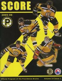 Providence Bruins 2005-06 game program