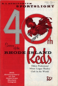 Providence Reds 1965-66 game program