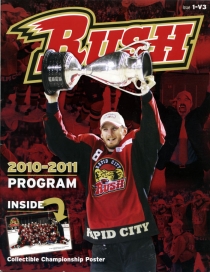 Rapid City Rush 2010-11 game program