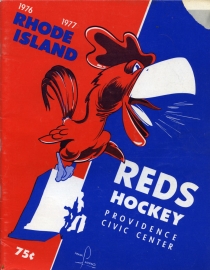 Rhode Island Reds 1976-77 game program