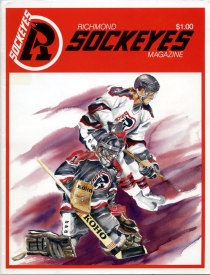 Richmond Sockeyes 1988-89 game program
