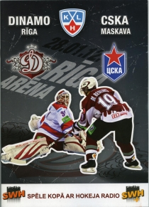 Riga Dynamo 2011-12 game program