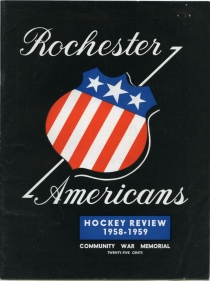Rochester Americans 1958-59 game program