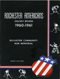 Rochester Americans 1960-61 game program