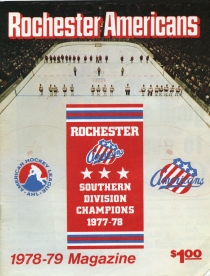 Rochester Americans 1978-79 game program