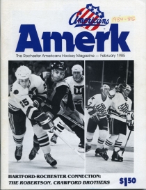 Rochester Americans 1984-85 game program