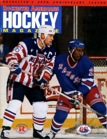 Rochester Americans 1995-96 game program