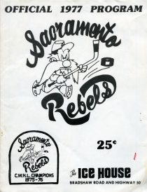 Sacramento Rebels 1976-77 game program