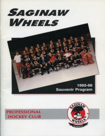 Saginaw Wheels 1995-96 game program