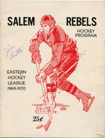 Salem Rebels 1969-70 game program