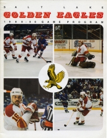 Salt Lake Golden Eagles 1989-90 game program
