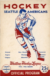 Seattle Americans 1955-56 game program