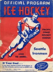 Seattle Ironmen 1950-51 game program