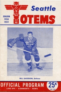 Seattle Totems 1958-59 game program