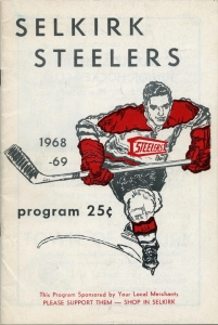Selkirk Steelers 1968-69 game program