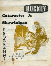 Shawinigan Cataractes 1960-61 game program