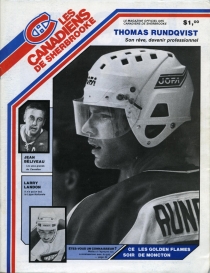 Sherbrooke Canadiens 1984-85 game program