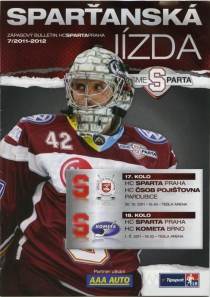Sparta Praha 2011-12 game program